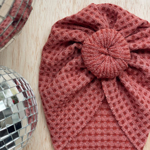 Rust waffle Ava knot