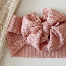 Load image into Gallery viewer, Bobbie Knot Waffle Dusty Rose