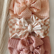 Load image into Gallery viewer, Bobbie Knot Waffle Blush
